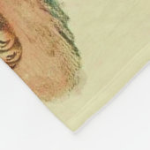 1824 Tigerdruck Fleecedecke (Ecke)