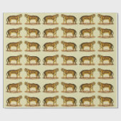 1824 Tigerdruck Geschenkpapier (Flach)
