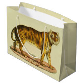1824 Tigerdruck Große Geschenktüte (Rückseite Schrägansicht)