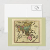 1825 Karte Asiens von Henry Tanner (Vorne/Hinten)