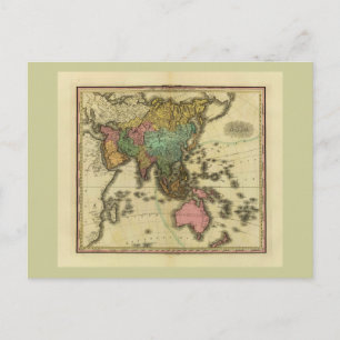 1825 Karte Asiens von Henry Tanner