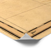 1826 Karte von Tennessee Poster (Ecke)