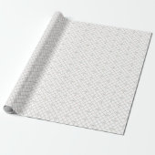 1827 Tulpen-Gitter Geschenkpapier (Ungerollt)