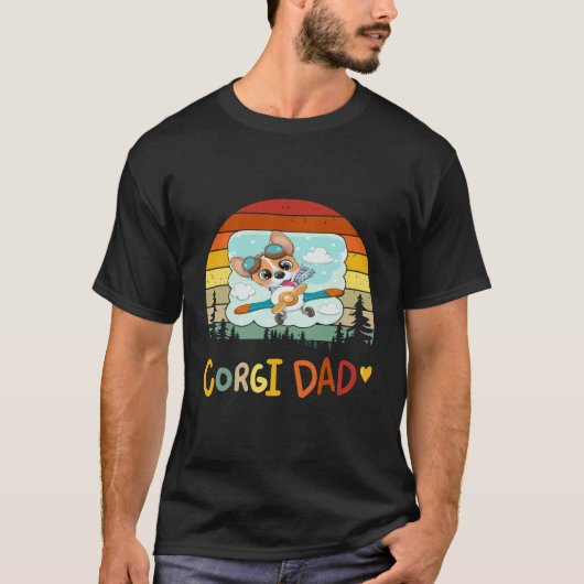 182 Corgi-Vater T-Shirt (Vorderseite)