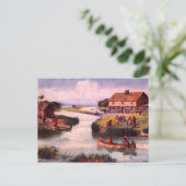 1833 Chicago Frontier Postcard Postkarte (Stehend Vorderseite)