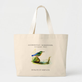 1833 Liverpool Archiv | Eisvogel Jumbo Canvas Stoffbeutel