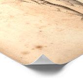 1833 Muskeln Vintage Anatomie Druck Poster (Ecke)