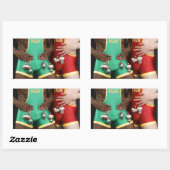 18367 Weihnachten Rechteckiger Aufkleber (Blatt)