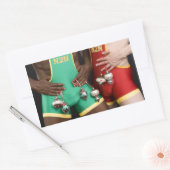 18367 Weihnachten Rechteckiger Aufkleber (Umschlag)