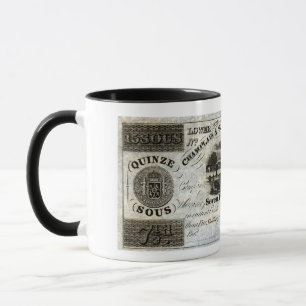 1837 kanadische Eisenbahnwährung Tasse