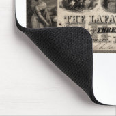1837 Lafayette Bank Drei Dollar Note Mousepad (Ecke)