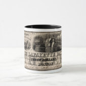 1837 Lafayette Bank Drei Dollar Note Tasse (Zentrum)