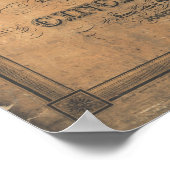 1838 Karte von Cincinnati, Ohio Poster (Ecke)
