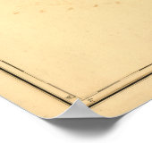 1839 North Carolina und South Carolina Karte Poster (Ecke)