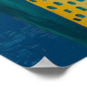 1840 Heroische Abbildung in Bogengang Poster (Ecke)