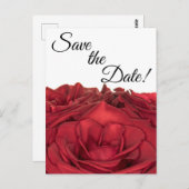 1840-Rote Rosen Postkarte (Vorne/Hinten)