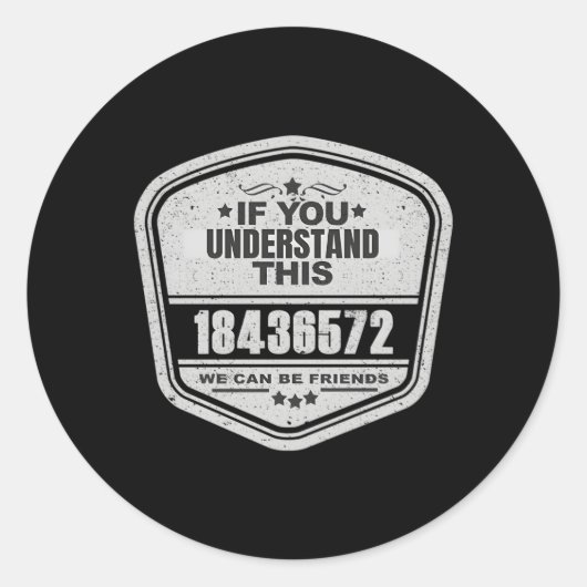 18436572 Phantastisch V8 Kfz-Enthusiast Runder Aufkleber (Vorderseite)