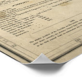 1844 Karte der Republik Texas und der angrenzenden Poster (Ecke)