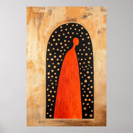 1845 Heroische Abbildung in Bogengang Poster (Vorne)