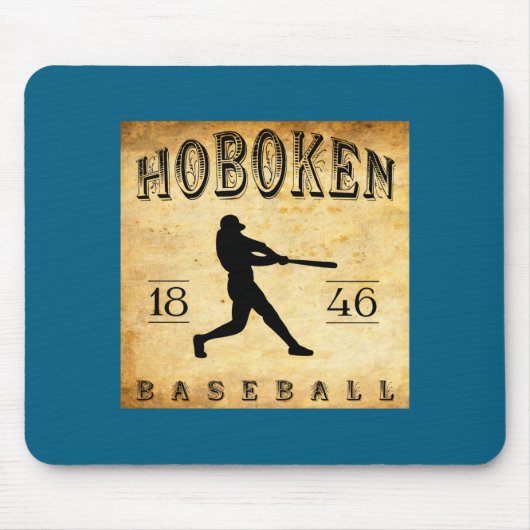 1846 Hoboken New Jersey Baseball Mousepad (Vorne)