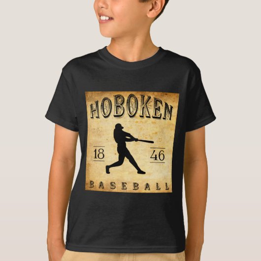 1846 Hoboken New Jersey Baseball  T-Shirt (Vorderseite)