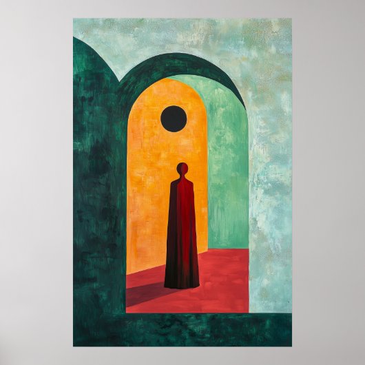 1847 Heroische Abbildung in Bogengang Poster (Vorne)