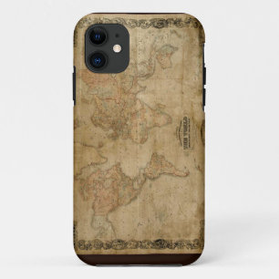 1847 Vintage Old World Map iPhone 5 Hülle