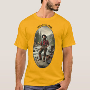 1849 California Gold Miner mit einem großen Nugget T-Shirt