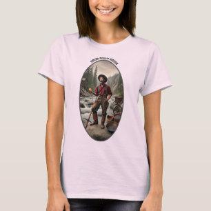 1849 California Gold Miner mit einem großen Nugget T-Shirt