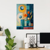 1849 Dreamartiger Fluss Poster (Heimbüro)