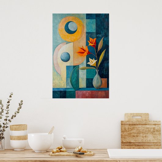 1849 Dreamartiger Fluss Poster (Küche)