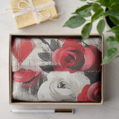 1850-Harlequin-Blutender Hintergrund Seidenpapier (Geschenk)