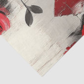 1850-Harlequin-Blutender Hintergrund Seidenpapier (Ausschnitt)