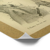 1850 Vintage Anatomie Armmuskeln Poster (Ecke)