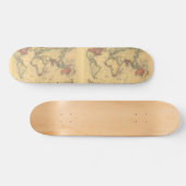 1850's Karte des Britischen Imperiums weltweit Skateboard (Horizontal)