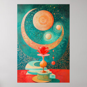 1851 Dreamartiger Fluss Poster