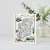 1851 Karte Éire (Stehend Vorderseite)