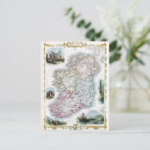 1851 Karte Irlands (Stehend Vorderseite)