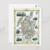 1851 Schottland Postkarte (Vorne/Hinten)