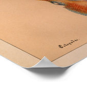 1851 Vintager Oktopus Poster (Ecke)