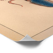 1851 Vintager Oktopus Poster (Ecke)