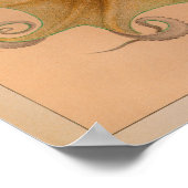 1851 Vintager Oktopus Poster (Ecke)