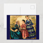 1852 französische Modeplatte Postkarte (Vorne/Hinten)