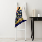 1852 französischer Modeblattdruck Sherpadecke (Beispiel)