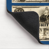 1853 Cochituate Fünfzig-Dollar-Note Mousepad (Ecke)