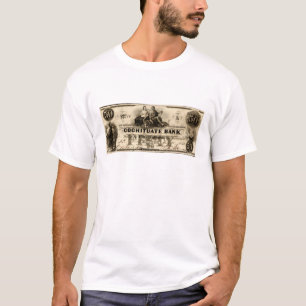 1853 Cochituate Fünfzig-Dollar-Note T-Shirt