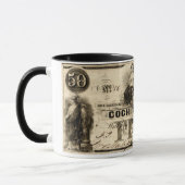 1853 Cochituate Fünfzig-Dollar-Note Tasse (Links)