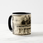 1853 Cochituate Fünfzig-Dollar-Note Tasse (Vorderseite Links)
