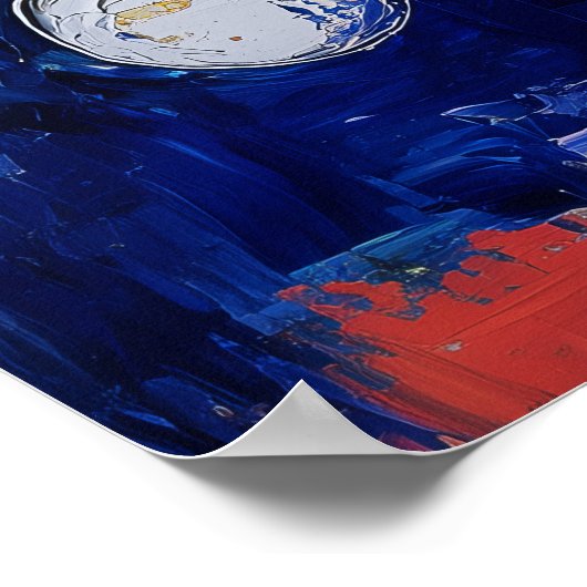 1853 Dreamartiger Fluss Poster (Ecke)