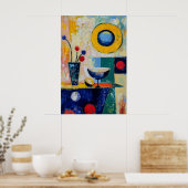 1853 Dreamartiger Fluss Poster (Küche)